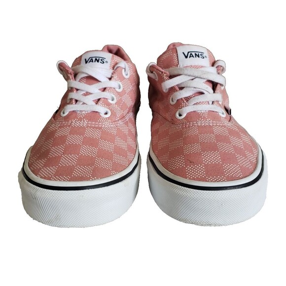 Vans Doheny Sneakers Women’s 9.5 Pink White Checkerboard 721356 Exc Cond - Picture 3 of 11